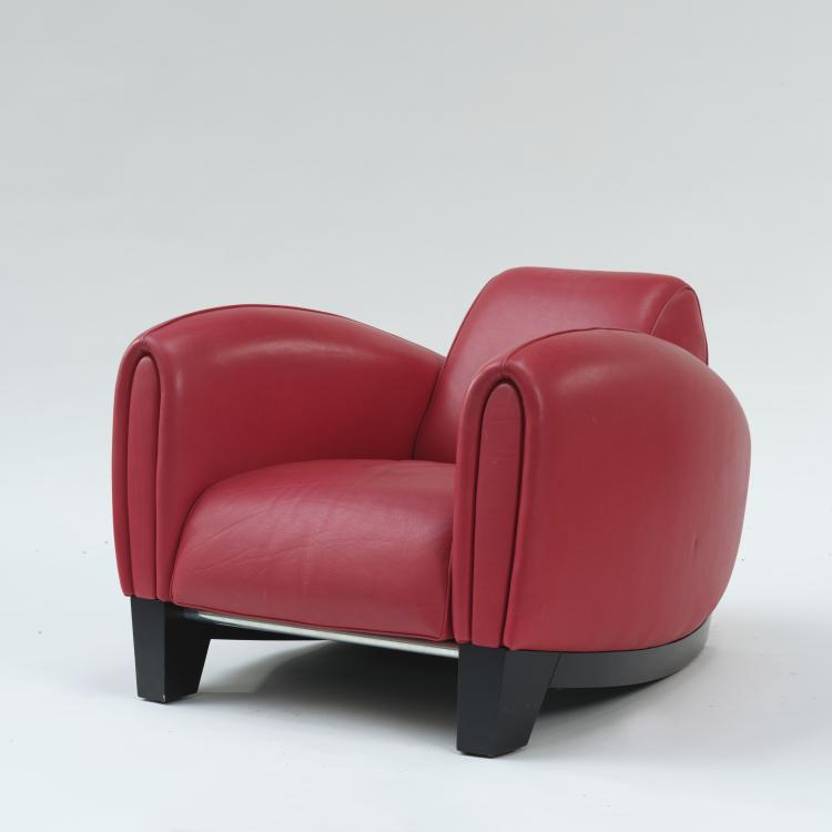 Hauptbild zu Objekt, Armchair 'DS 57', c. 1980, Franz Romero, DeSede, Klingnau, 163C 396