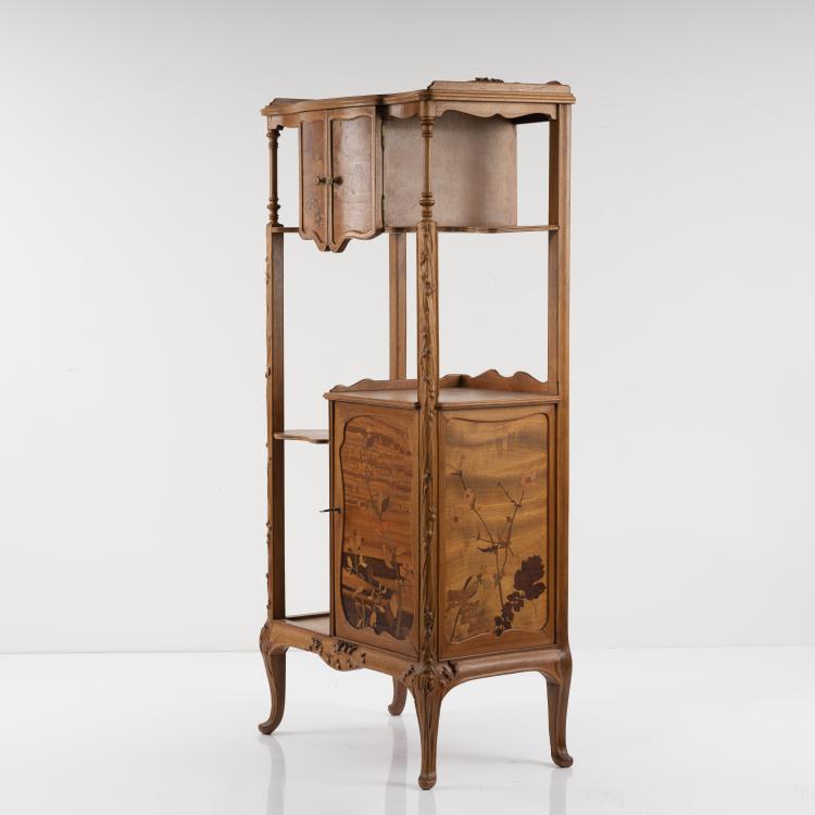 Bild 1 zu Objekt, Musikschr&auml;nkchen 'Aub&eacute;pines et Cl&eacute;matites', 1898, Louis Majorelle, Majorelle, Louis, Nancy, 162C 334