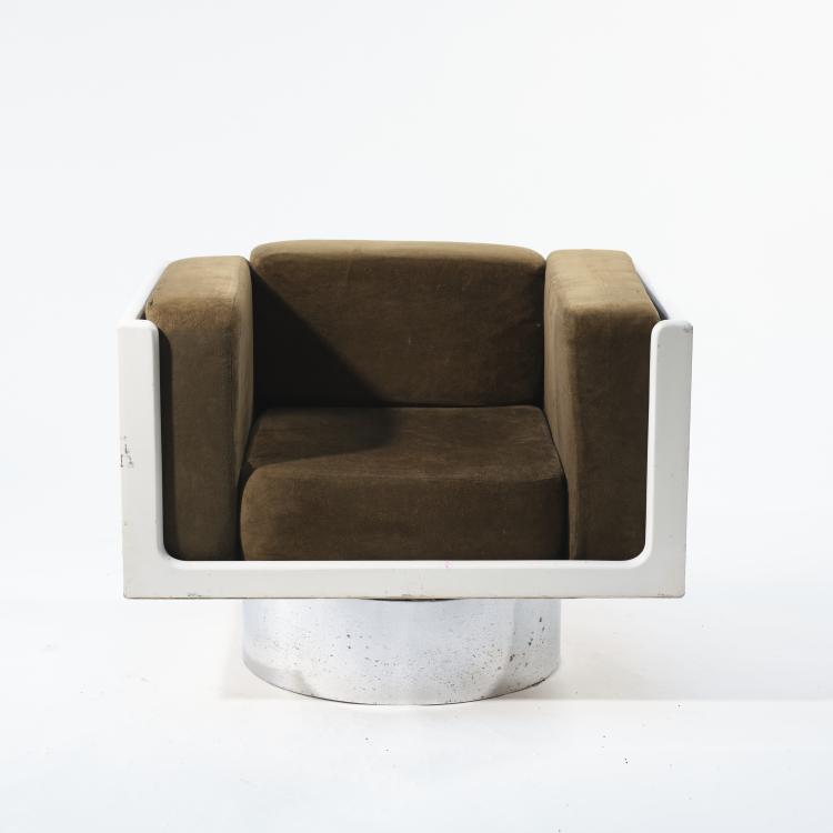 Bild 1 zu Objekt, Easy chair, 1955, Pierre Guariche (attributed),Joseph-Andr&eacute; Motte (attributed),Michel Mortier (attributed), Steiner Meubles, Paris (zugeschrieben), 163C 409