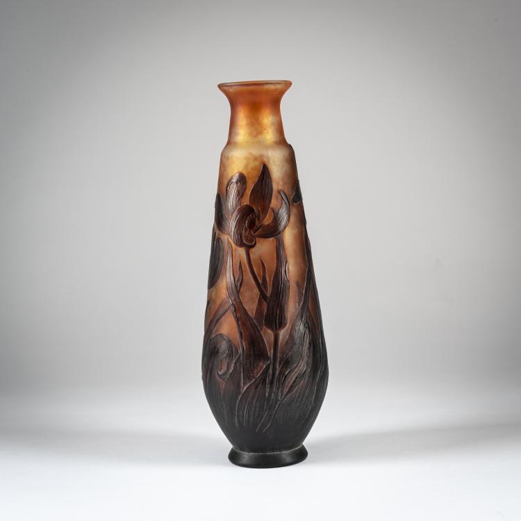 Hauptbild zu Objekt, Vase 'Tulipes' um 1898-1900, Emile Gall&eacute;, Gall&eacute;, Emile, Nancy, 162B 145