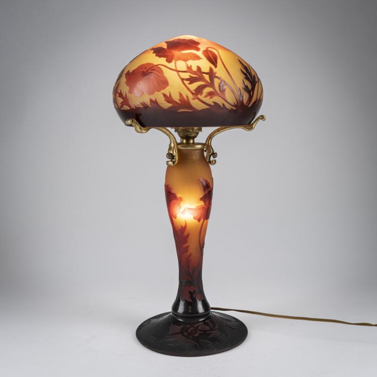 Bild 1 zu Objekt, Tischleuchte 'Coquelicots', 1919-25, Nicolas, Paul, Nancy; D'Argental, 162B 193