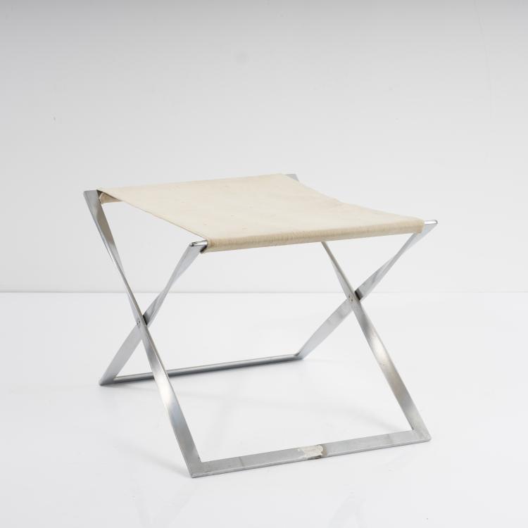Bild 1 zu Objekt, 'PK-41' - 'PK-91' folding stool, 1961, Poul Kjaerholm, Kold Christensen, Kopenhagen, 163F 1135