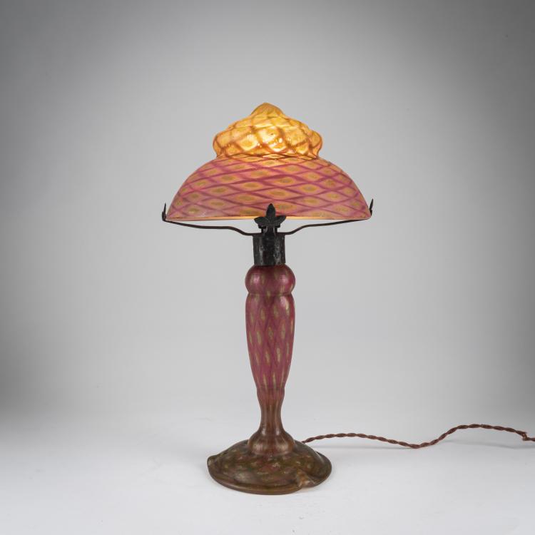 Bild 1 zu Objekt, Tischleuchte, 1918-20, Nancy Daum Fr&egrave;res, Daum Fr&egrave;res, Nancy, 162B 125