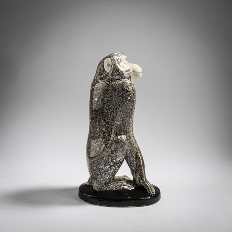 Bild 1 zu Objekt, Pavian, 1912-16, Eduard Klablena, Langenzersdorf, 162C 488