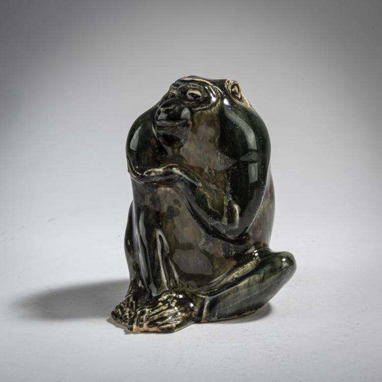 Bild 1 zu Objekt, Baboon, c. 1920, Eduard Klablena, Langenzersdorf, 162C 491