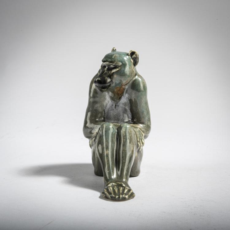 Bild 1 zu Objekt, Bear baboon, c. 1920, Eduard Klablena, Langenzersdorf, 162C 492