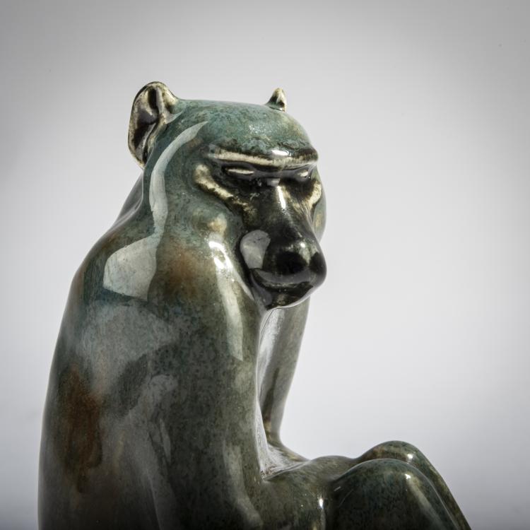 Bild 4 zu Objekt, Bear baboon, c. 1920, Eduard Klablena, Langenzersdorf, 162C 492
