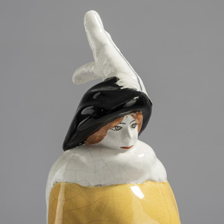 Bild 4 zu Objekt, 'Lady standing with fur', 1913/14, Eduard Klablena, Langenzersdorf, 162C 490