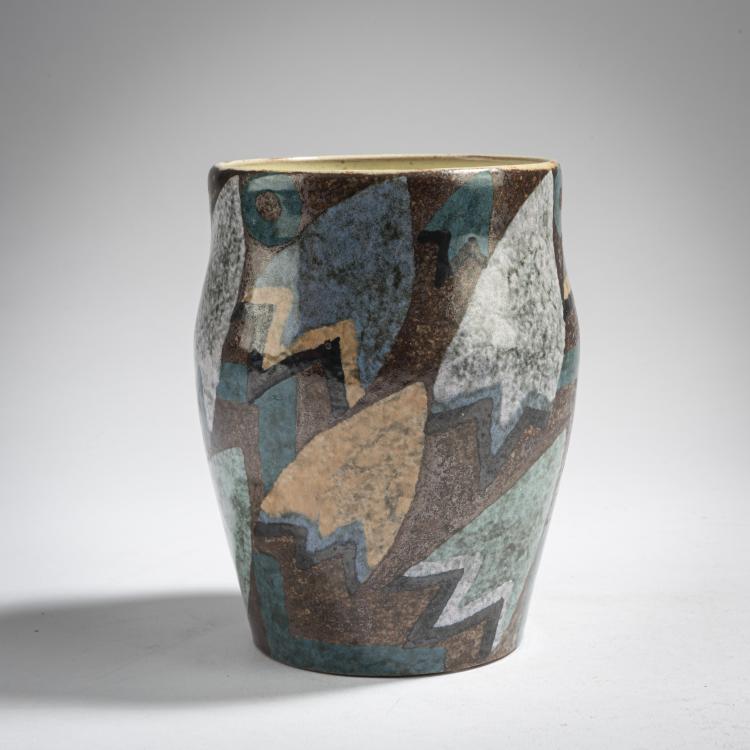 Bild 2 zu Objekt, 'Leaves' vase, c. 1920, Eduard Klablena, Langenzersdorf, 162C 493