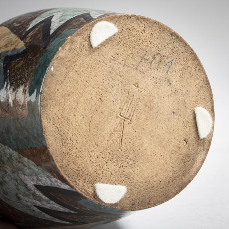 Bild 3 zu Objekt, 'Leaves' vase, c. 1920, Eduard Klablena, Langenzersdorf, 162C 493