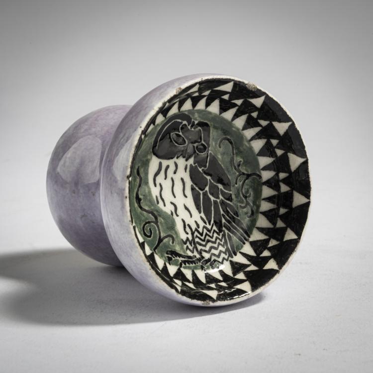 Bild 1 zu Objekt, Centerpiece with owl, c. 1920, Eduard Klablena, Langenzersdorf, 162C 496