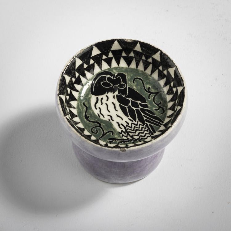 Bild 2 zu Objekt, Centerpiece with owl, c. 1920, Eduard Klablena, Langenzersdorf, 162C 496