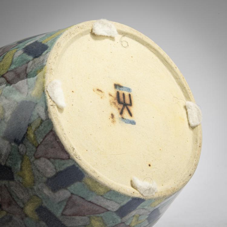 Bild 4 zu Objekt, Vase with cityscape, c. 1920, Eduard Klablena, Langenzersdorf, 162C 498