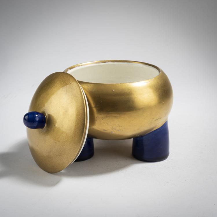 Bild 2 zu Objekt, 'Dose Nr. 5', um 1906, Bertold L&ouml;ffler, Wiener Keramik, 162C 525