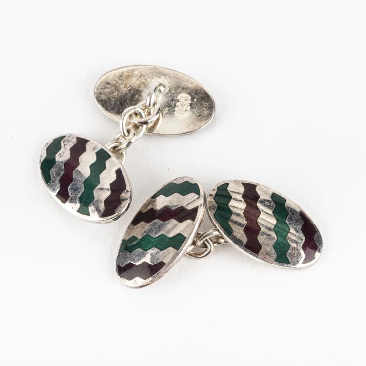 Bild 1 zu Objekt, Pair of cufflinks, c. 1925, Deutschland, 162C 409