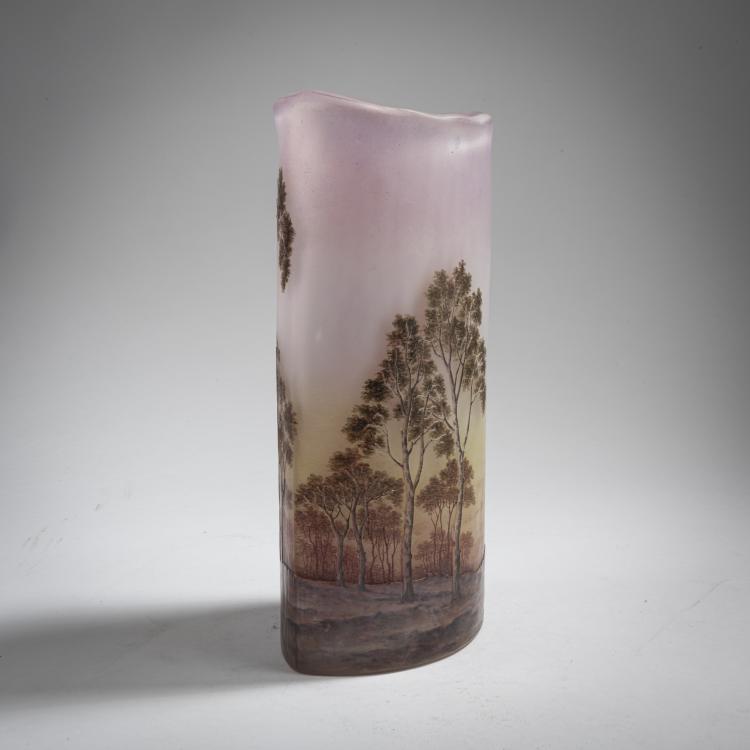 Bild 3 zu Objekt, Vase 'Paysage mauve', um 1907, Nancy Daum Fr&egrave;res, Daum Fr&egrave;res, Nancy, 162B 95
