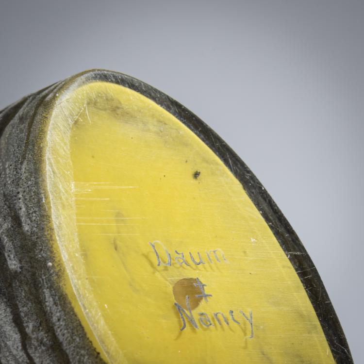 Bild 5 zu Objekt, Kleine Vase 'Cr&eacute;puscule neige' oder 'Paysage d'hiver', um 1902, Nancy Daum Fr&egrave;res, Daum Fr&egrave;res, Nancy, 162B 87