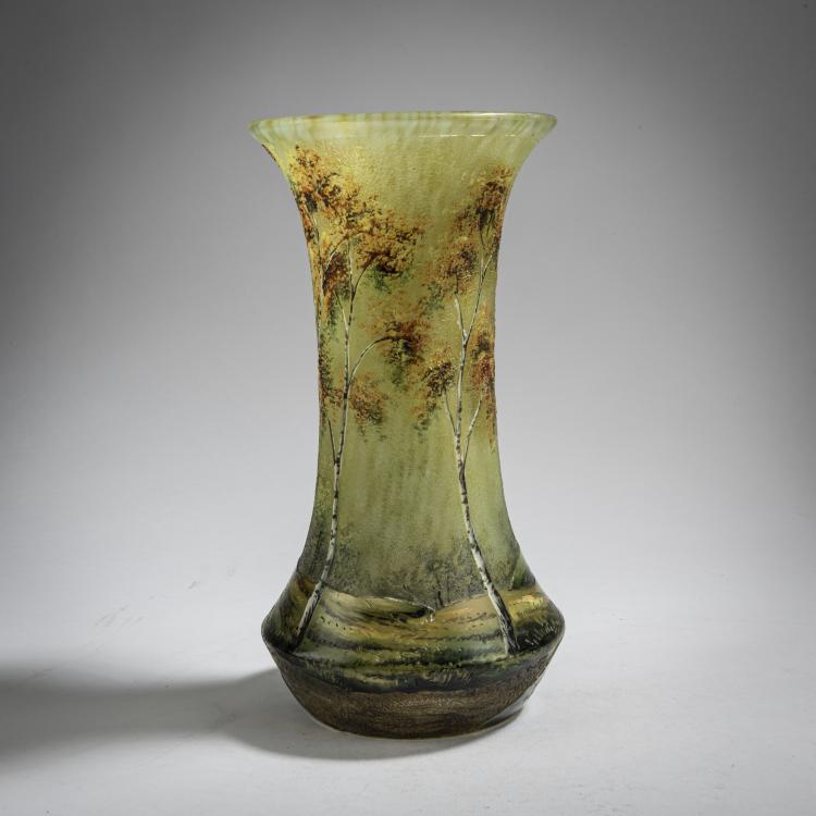 Bild 1 zu Objekt, 'Lamartine'-Vase 'Paysage', um 1910, Legras & Cie., Saint-Denis, 162B 182