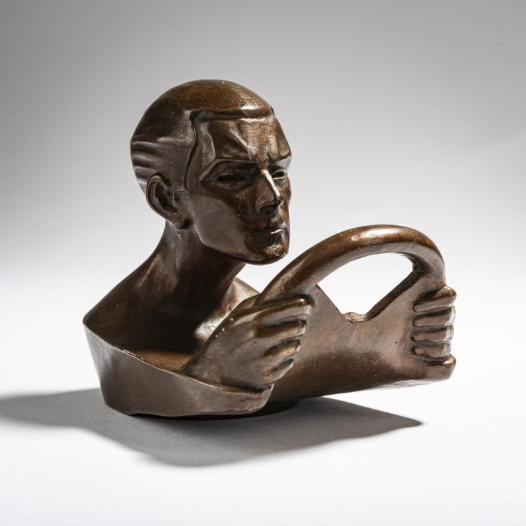 Hauptbild zu Objekt, 'Motorist', c. 1930, Max Le Verrier, Le Verrerier, Max, 162C 300