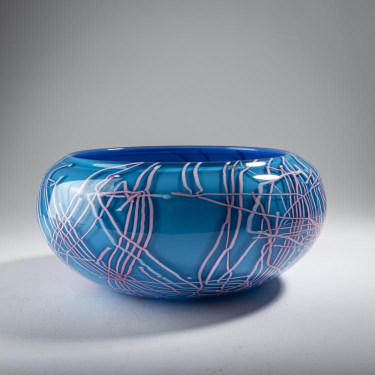 Hauptbild zu Objekt, Bowl 'Folto', 1984, Mary Ann 'Toots' Zynsky, Venini & C., Murano, 164C 615