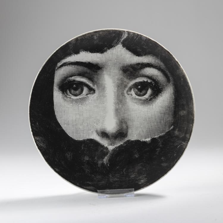 Hauptbild zu Objekt, Teller 'Tema e Variazioni', 1950/60er Jahre, Piero Fornasetti, Fornasetti, Mailand, 163C 376
