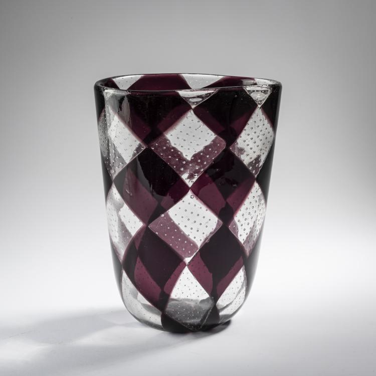 Bild 1 zu Objekt, 'Intarsio' vase, 1961-63, Ercole Barovier, Barovier & Toso, Murano, 164C 637