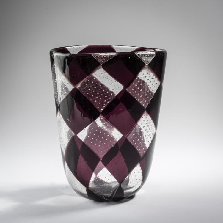 Bild 2 zu Objekt, 'Intarsio' vase, 1961-63, Ercole Barovier, Barovier & Toso, Murano, 164C 637