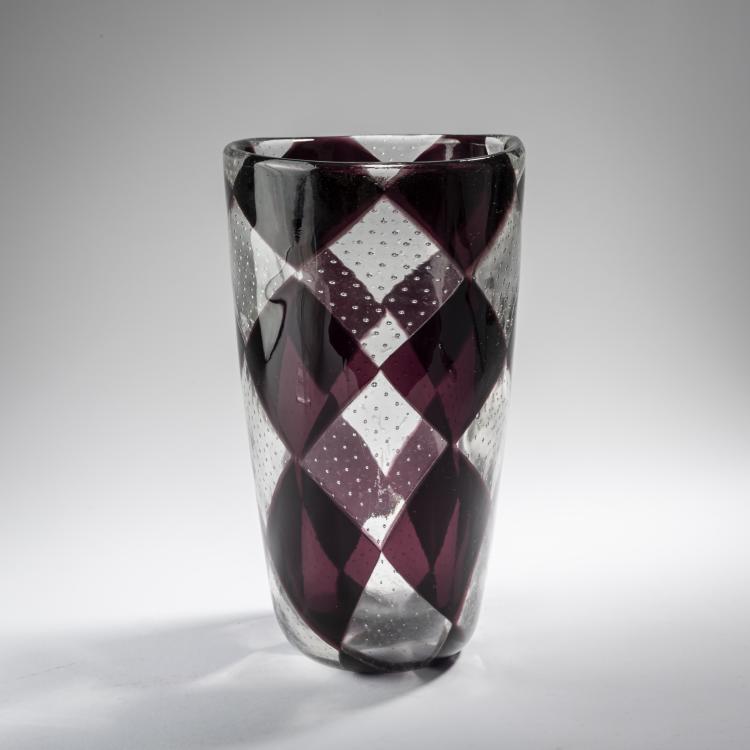 Bild 3 zu Objekt, 'Intarsio' vase, 1961-63, Ercole Barovier, Barovier & Toso, Murano, 164C 637
