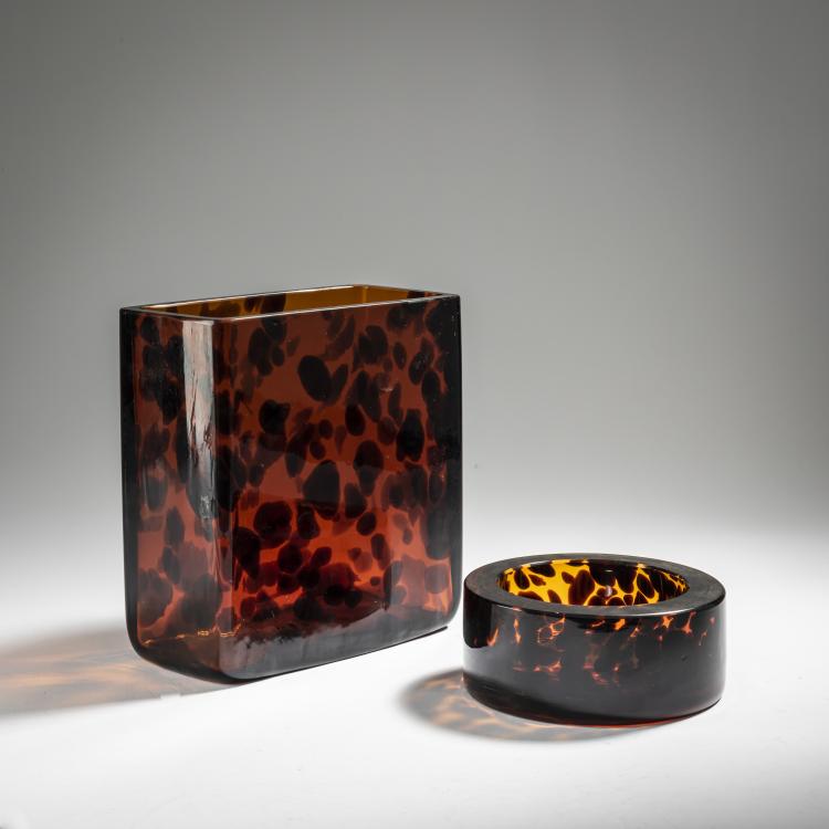Hauptbild zu Objekt, Vase und Schale, um 1960, Ercole Barovier, Barovier & Toso, Murano, 164C 634