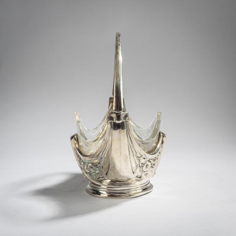 Bild 2 zu Objekt, Flower basket, c. 1900, Pegau, Adolf, Pforzheim (wohl), 162C 427