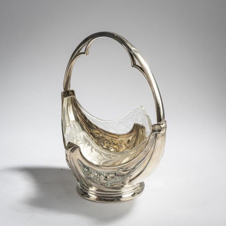 Bild 3 zu Objekt, Flower basket, c. 1900, Pegau, Adolf, Pforzheim (wohl), 162C 427