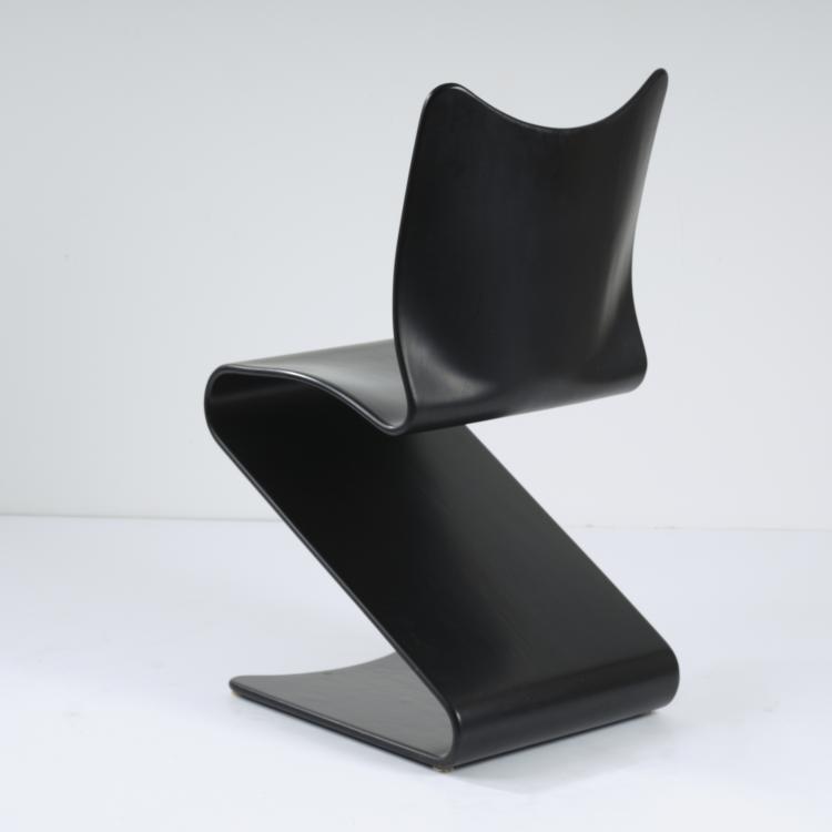 Bild 1 zu Objekt, Stuhl 'S - chair' - '275', 1965, Verner Panton, Sommer, August f&uuml;r Thonet, Frankenberg, 163C 495