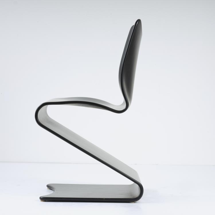 Bild 2 zu Objekt, Stuhl 'S - chair' - '275', 1965, Verner Panton, Sommer, August f&uuml;r Thonet, Frankenberg, 163C 495