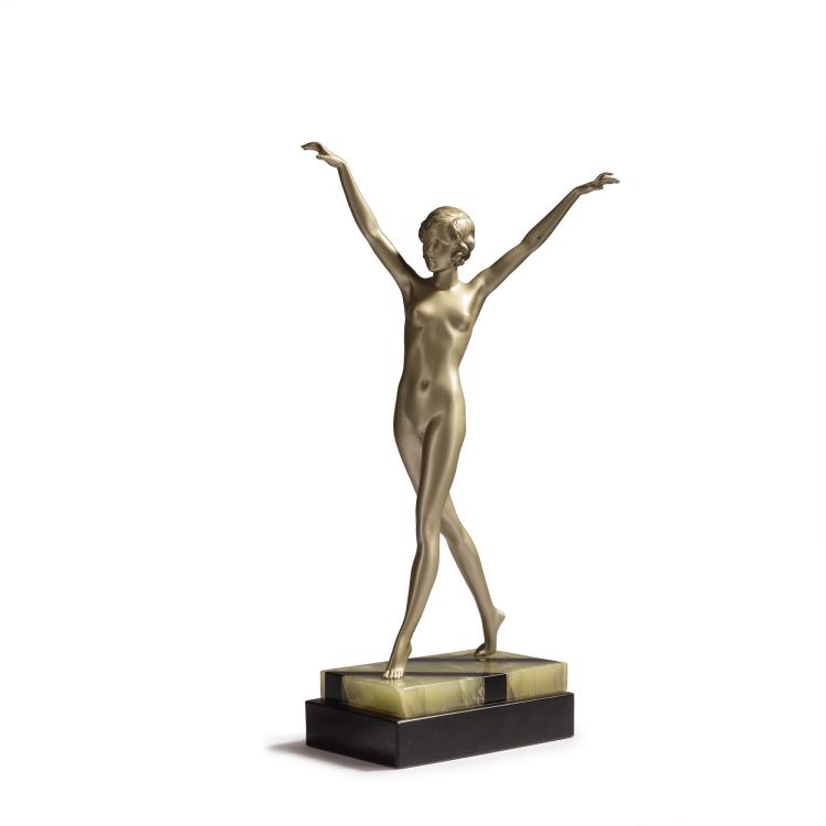 Hauptbild zu Objekt, T&auml;nzerin, um 1930, Ferdinand Preiss, Preiss & Kassler, Berlin, 165C 320