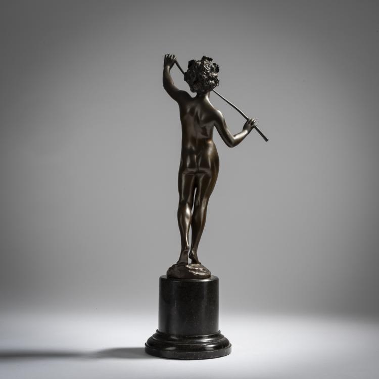 Bild 2 zu Objekt, Young man blowing the double Aulos, c. 1900, Franz Iffland, 165C 304