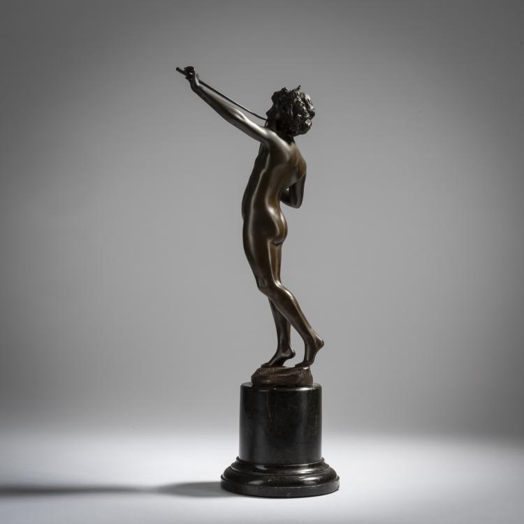 Bild 3 zu Objekt, Young man blowing the double Aulos, c. 1900, Franz Iffland, 165C 304