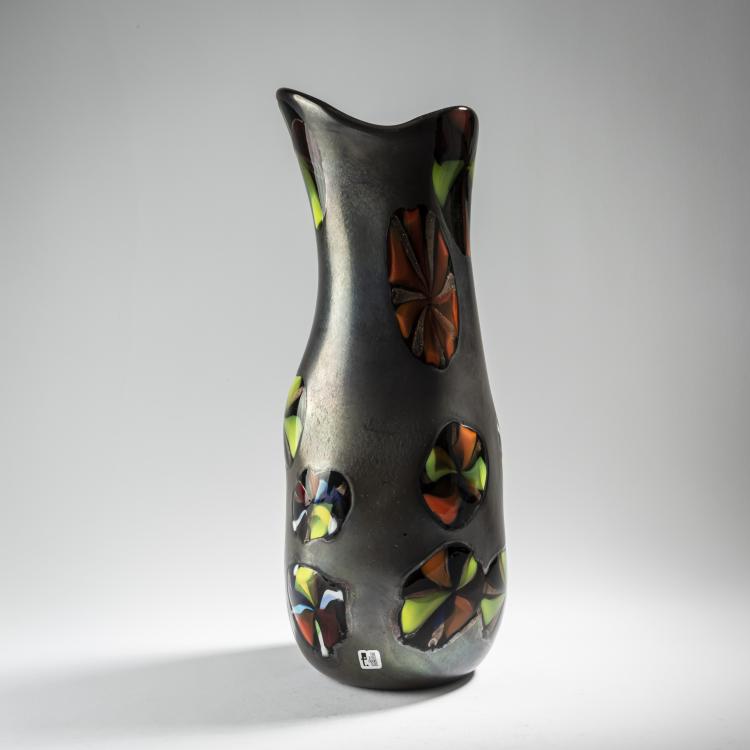 Bild 2 zu Objekt, 'Nerox stellato' vase, 1954, Toso, Fratelli, Murano, 164C 698
