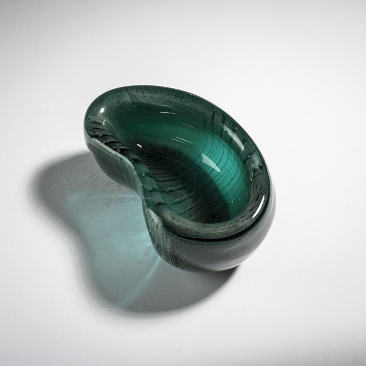 Bild 3 zu Objekt, 'Sommerso fumato' bowl, 1940, Alfredo Barbini, V.A.M.S.A., 164C 535