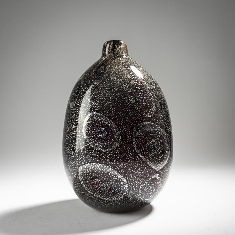 Bild 1 zu Objekt, 'A reazione policrome' vase, c. 1950, Giulio Radi, A.Ve.M., Murano, 164C 689