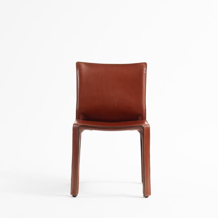 Bild 1 zu Objekt, Vier St&uuml;hle 'Cab 412', 1977, Mario Bellini, Cassina, Mailand, 163C 338