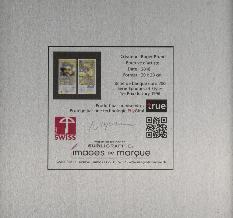 Bild 5 zu Objekt, 'Epoques et Styles' series, Druck 2018, Roger Pfund, Numiservices, 163B 265