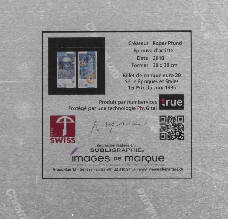 Bild 6 zu Objekt, 'Epoques et Styles' series, Druck 2018, Roger Pfund, Numiservices, 163B 265