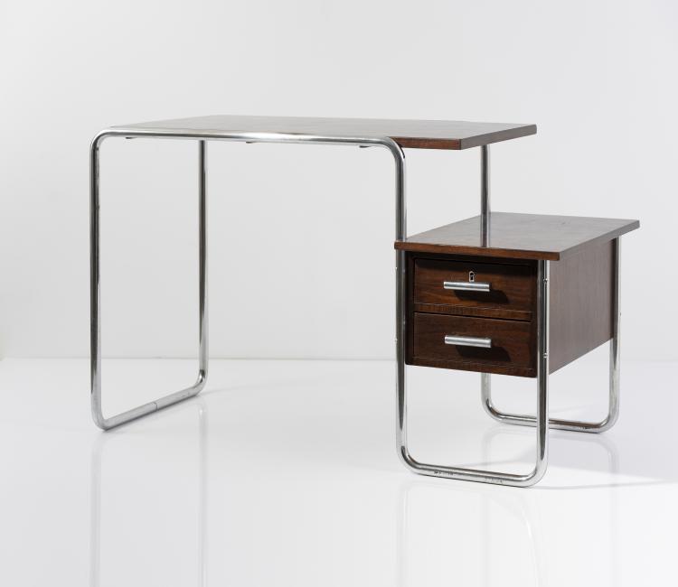 Hauptbild zu Objekt, 'B 91' desk, 1932, Marcel Breuer, Thonet, Frankenberg, 163A 30