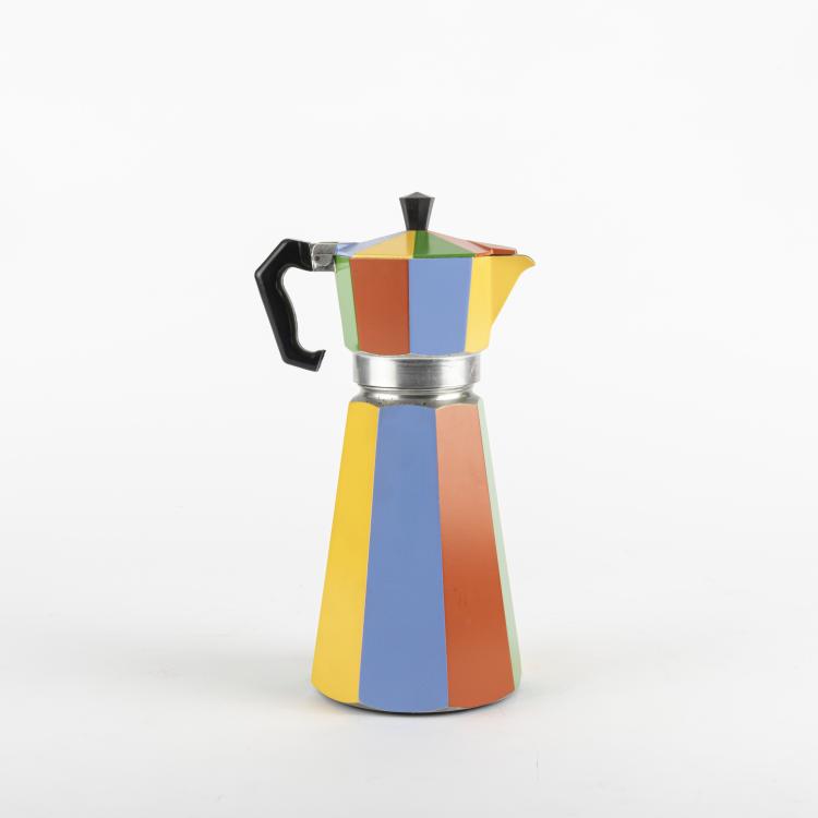 Hauptbild zu Objekt, Coffee maker from the 'Oggetto Banale' series, 1980, Alessandro Mendini, Bialetti, Crusinallo; Studio Alchimia, Mailand, 163B 193
