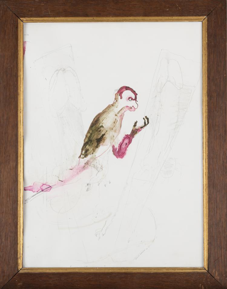 Hauptbild zu Objekt, Paperwork Monkey with Phallus, 2004, Berend Hoekstra, 163B 149