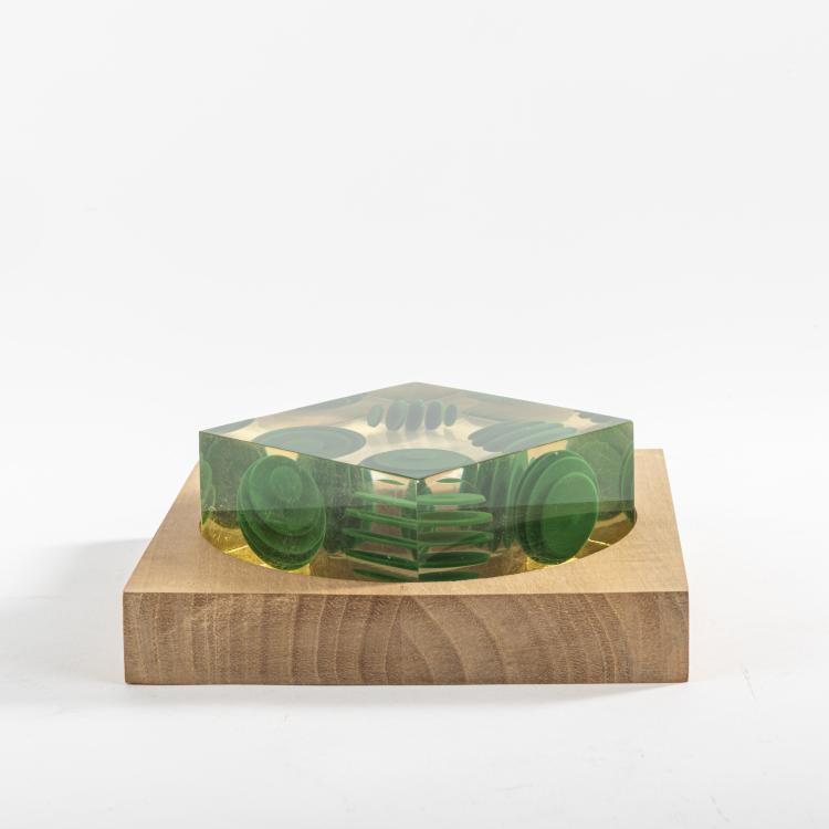 Hauptbild zu Objekt, 'Piastra a quattro sfere' Skulptur, 1963, Enzo Mari, Danese, Mailand, 163B 256