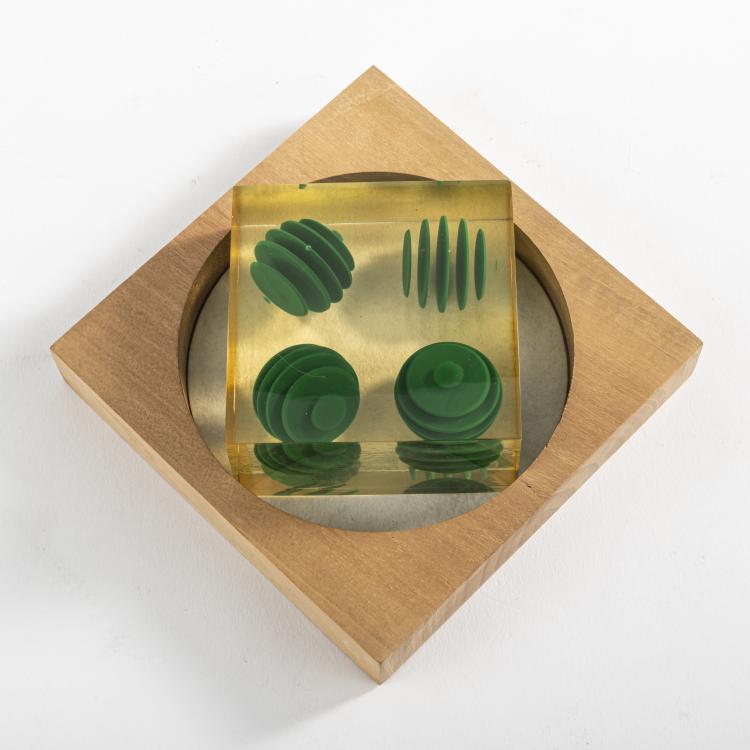 Bild 2 zu Objekt, 'Piastra a quattro sfere' Skulptur, 1963, Enzo Mari, Danese, Mailand, 163B 256