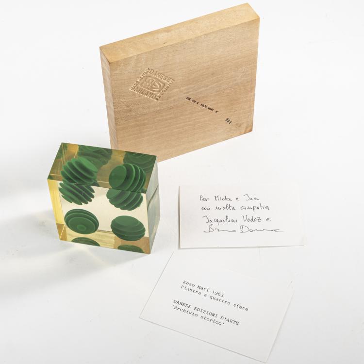 Bild 4 zu Objekt, 'Piastra a quattro sfere' Skulptur, 1963, Enzo Mari, Danese, Mailand, 163B 256