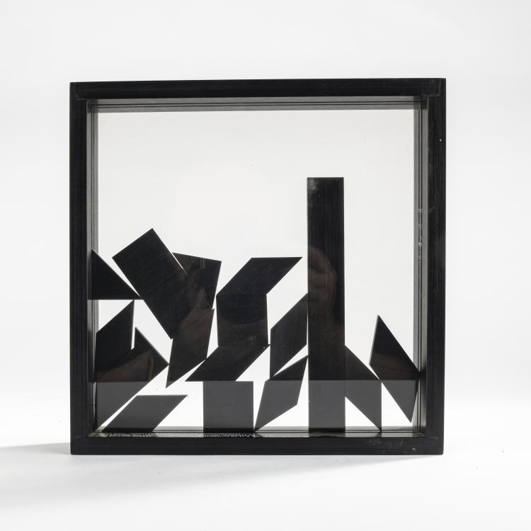 Hauptbild zu Objekt, 'Oggetto a composizione autocondotta' - 'Struttura 495', 1959/1971, Enzo Mari, Danese, Mailand, 163B 183