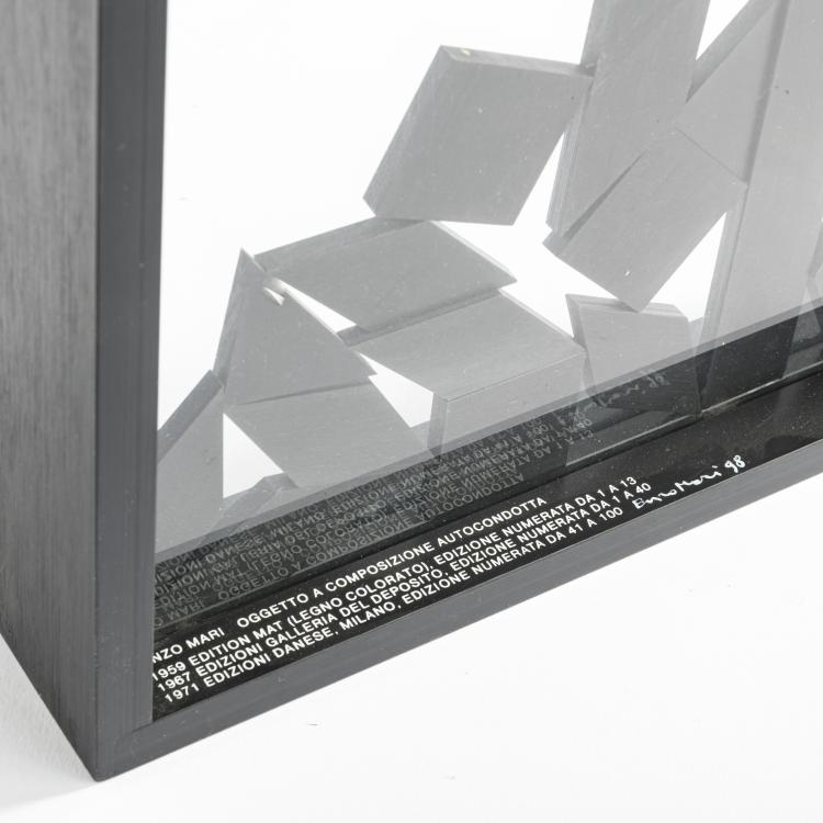 Bild 3 zu Objekt, 'Oggetto a composizione autocondotta' - 'Struttura 495', 1959/1971, Enzo Mari, Danese, Mailand, 163B 183